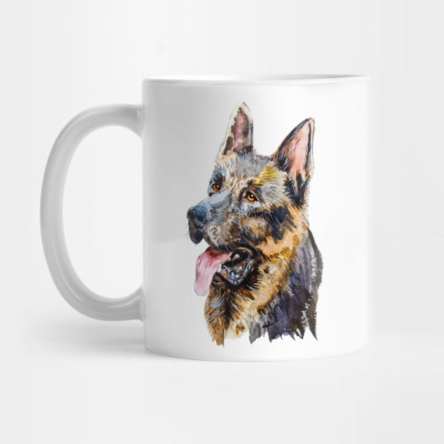 german shepherd by VicaVeresk